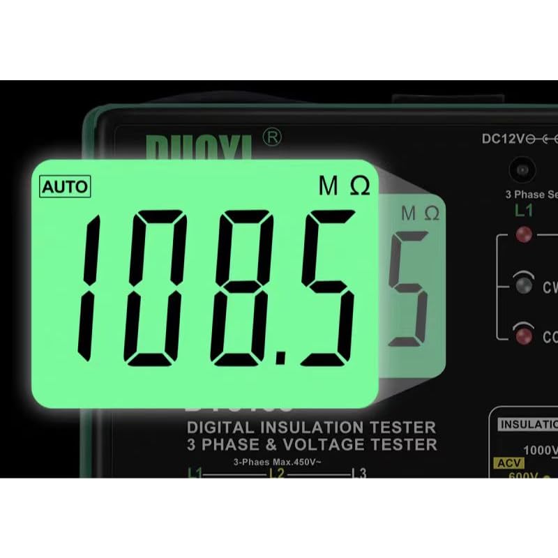 DY5103 Multi-Function Insulation Resistance Tester Ground Resistance Resistivity Tester Digital Insulation Meter