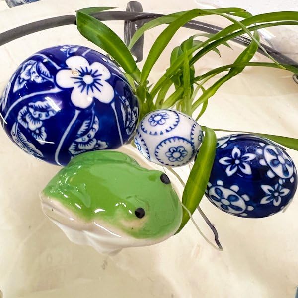 Amazon.co.jp: アジアン バリ 雑貨 ♪陶器の浮き玉（カエル