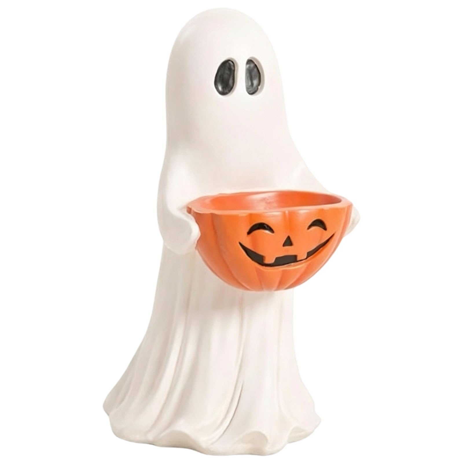 Style B Resin Ghost Pumpkin Candy Bowl Multi-Purpose Cute Ghost Candy