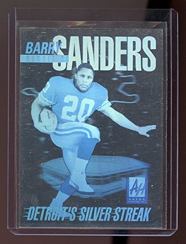 1991 Arena Holograms 4 Barry Sanders Detroit Lions- Mint Condition Ships in New Holder