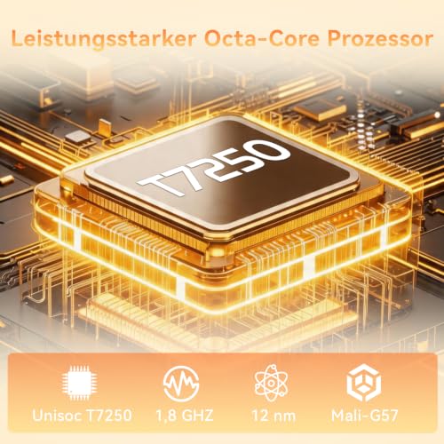 MENTUME Tablet 11 Zoll mit Gemini AI, Android 16 Tablets mit Hülle, Maus & Tastatur, Octa-Core, 32 GB RAM + 128 GB ROM + 1 TB TF… – Ansicht 3