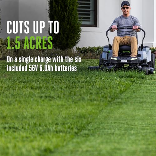 Image of EGO Power+ Z6 Zero Turn Electric Riding Lawn Mower, 42 inch Deck - ZT4214L