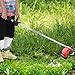 cdar 5 in 1 Grass Strimmer, Powerful Full Protection Accessory 52cc Petrol Hedge Trimmer Chainsaw Brush Cutter Cordless Grass Shear Handheld Trimmer for Home Red