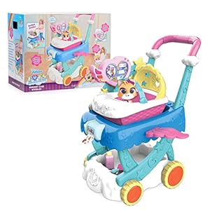 Disney Jr T.O.T.S. 25-inch Nursery Care Stroller, 12 pieces, by Just Play