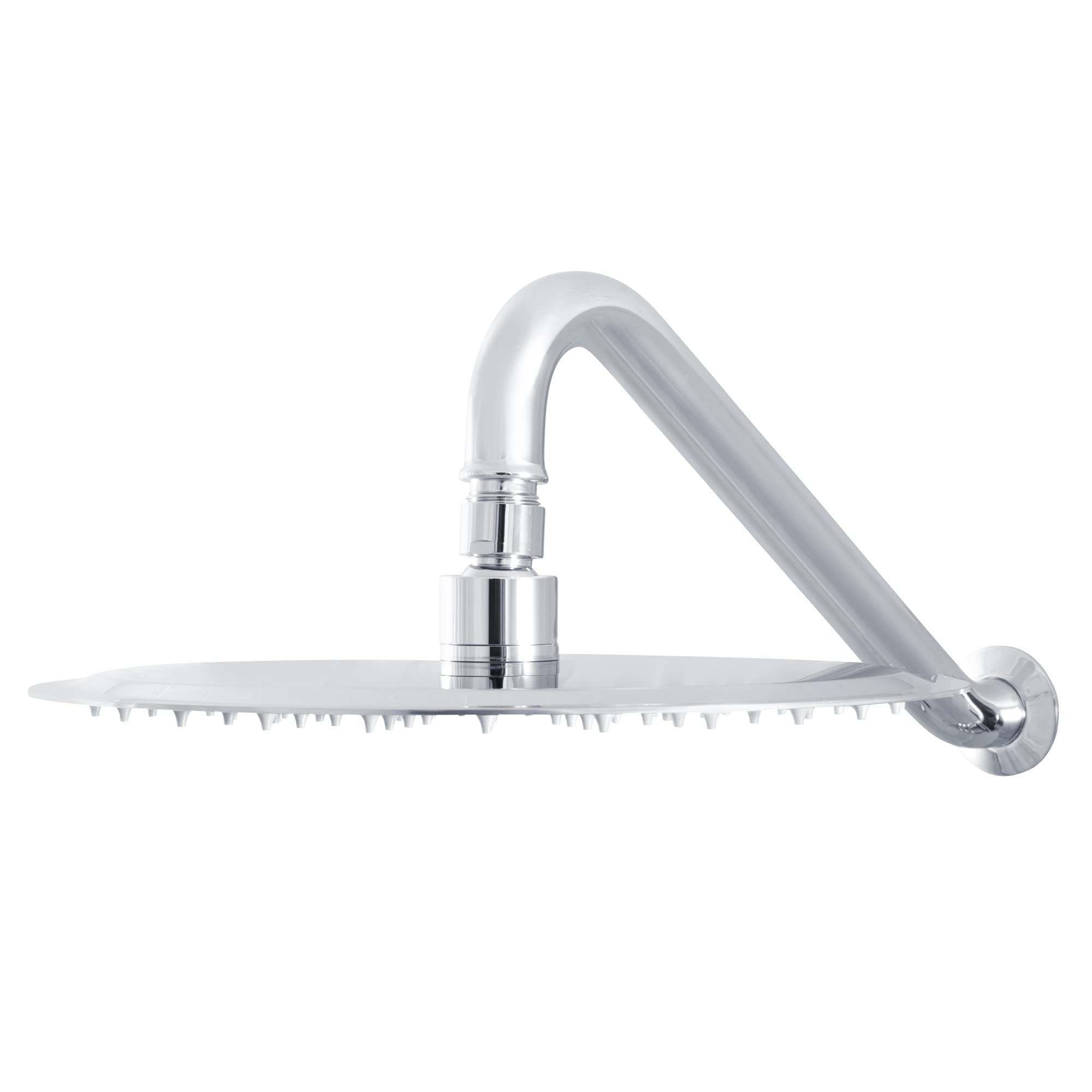 PULSE ShowerSpas 2001-250P Island Falls-Alcachofa de Ducha (Acero Inoxidable), Acabado Pulido, Ultra Low-Profile, 10" (250mm)