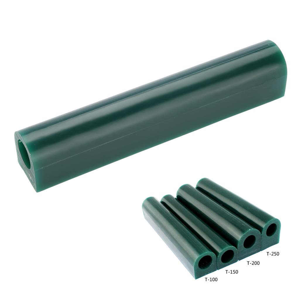 Tubo per colata di cera ad anello, stampo ad anello liscio per gioielli, cera verde dura, strumento di iniezione per tubo per colata di cera da intaglio, stampo in cera per decoupage, scultura in tubo