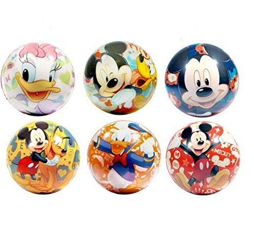 AVNISH Rubber Smiley Funny Face Emoji Lovely Printed Ball Set for Kids (Multicolor, Medium)