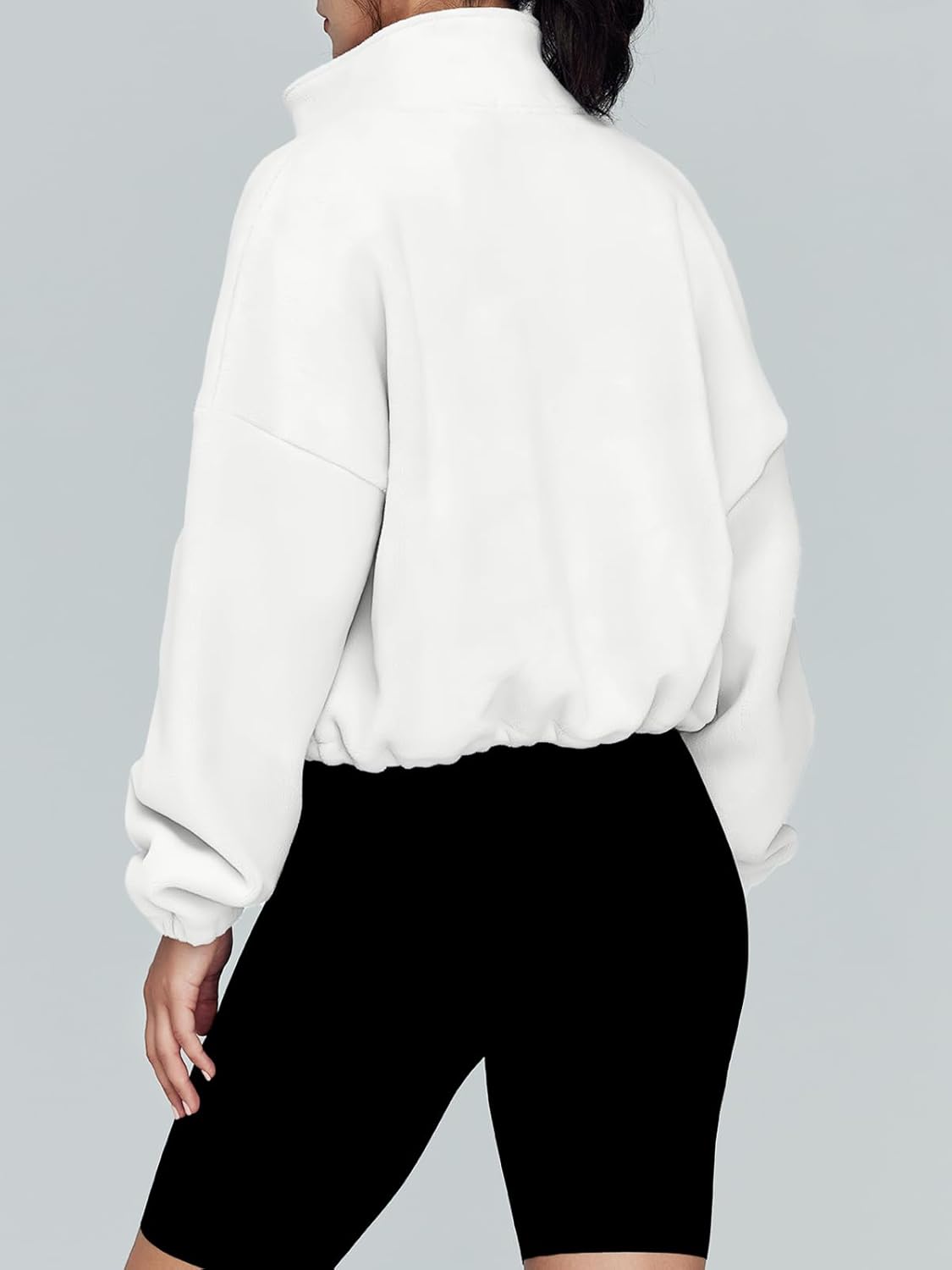 AUTOMET Womens Fleece Jackets Zip Up Oversized Sweatshirts Winter Clothes Long Sleeve Crop Sherpa Fall Outfits Fashion