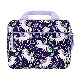 Choco Mocha 11 Inch Kids Tablet Sleeve Bag for Girls, Kids Tablet Carrying Case for Fire 7, Fire HD 8 Tablet, Kindle Kids Edition, iPad, Unicorn, Purple
