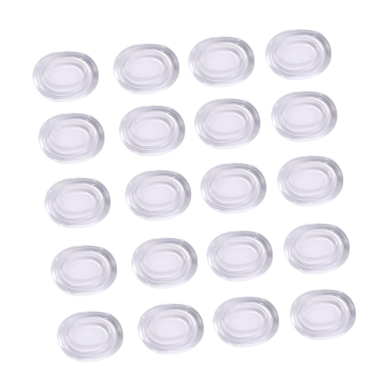 ibasenice 60piezas Almohadillas Silenciadoras De De Gel De Transparentes Reducción De Para Tambores y Percusión Control De