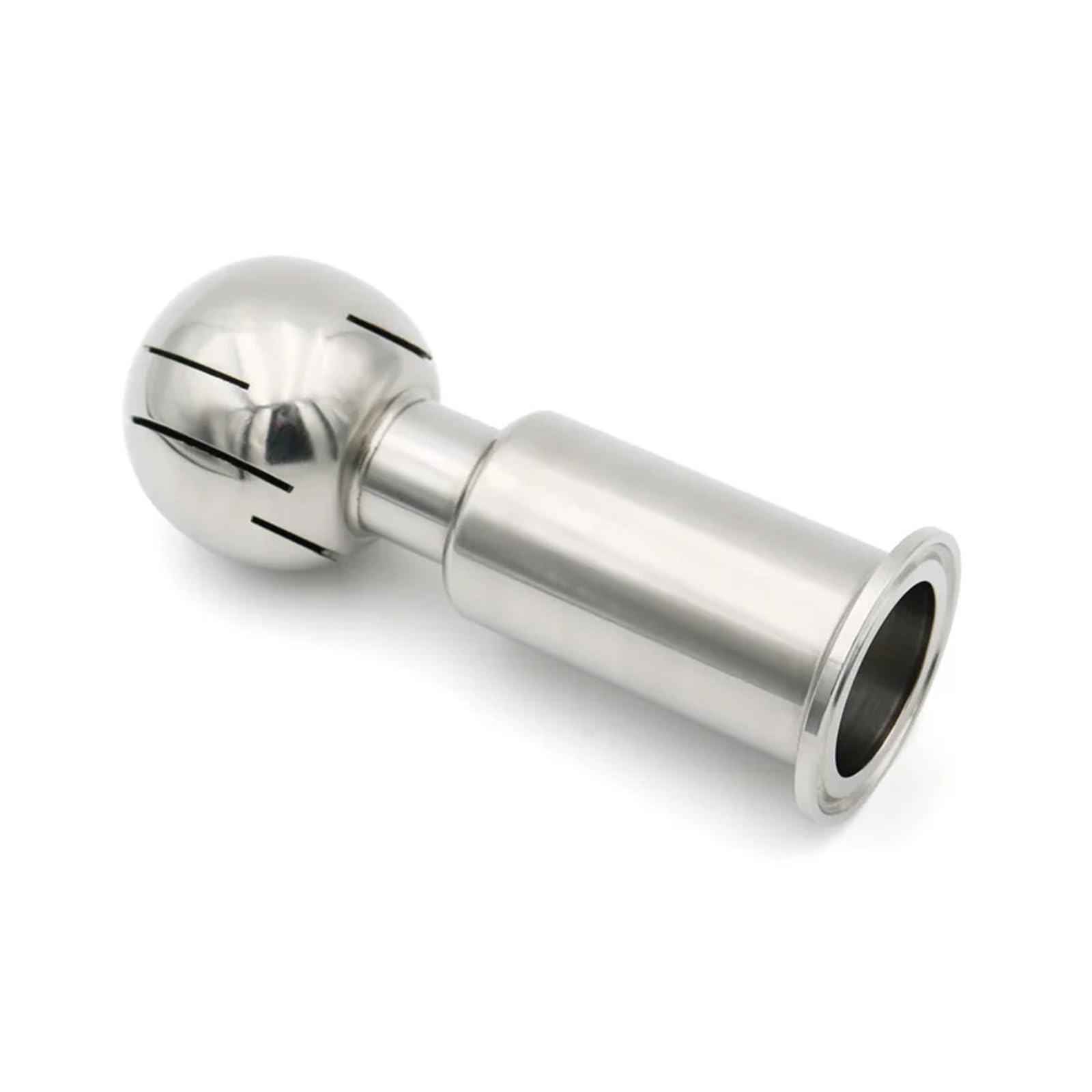304 SS Rotary Cleaning Ball – 1", 1.5", 2" Tri-Clamp CIP Spray Head for Homebrew Sanitary Use(1 inch)