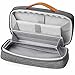 Inateck 360° Rundumschutz Tasche Hülle Kompatibel mit Switch/Switch OLED, Tragetasche Case Kompatibel Switch,Großes Fassungsvermögen, Stoßfest, mit 12 Spielkartenfächern, Grau