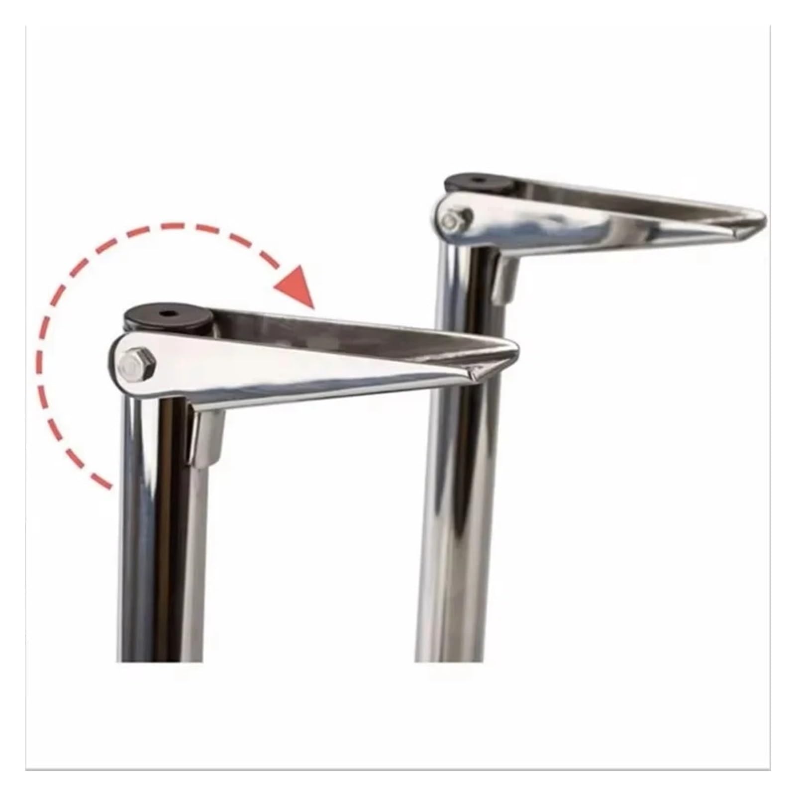 Scaletta Pieghevole for Yacht for Barche Marine Antiscivolo A 2 Gradini in Acciaio Inossidabile Sicura E Antiscivolo | Accessori For Barche Hardware For L'imbarco Su Piattaforma
