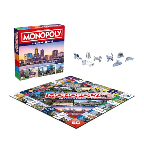 Juego de Mesa Monopoly Edición Des Moines IA miniatura 7