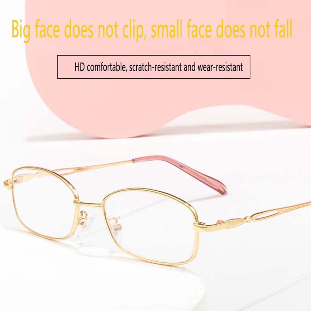 WZX Gafas de Lectura de Cristal de Alto Grado Computadora con luz Anti-Azul para Reducir la Fatiga Ocular Lentes Transparentes antideslumbrantes Gafas de Video Gafas portátiles antideslumbrantes