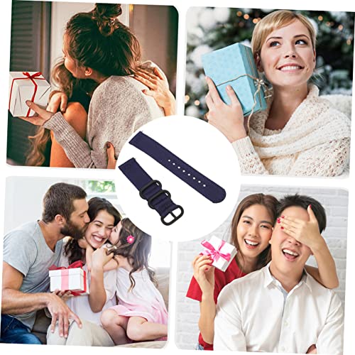 KESYOO Replacement Nylon Watchband for Nylon Strap Spring Bars Comfortable Breathable Wristband for Daily Wear4