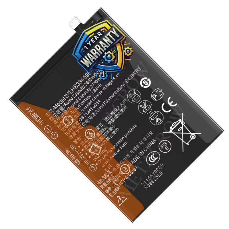 Image of Original HB386589ECW | HB386590ECW Battery Compatible with Huawei Honor 8X | Honor 20 | Honor Play | Honor View 10 (Honor V10) - (3750mAh) - 1 Year Warranty BC45