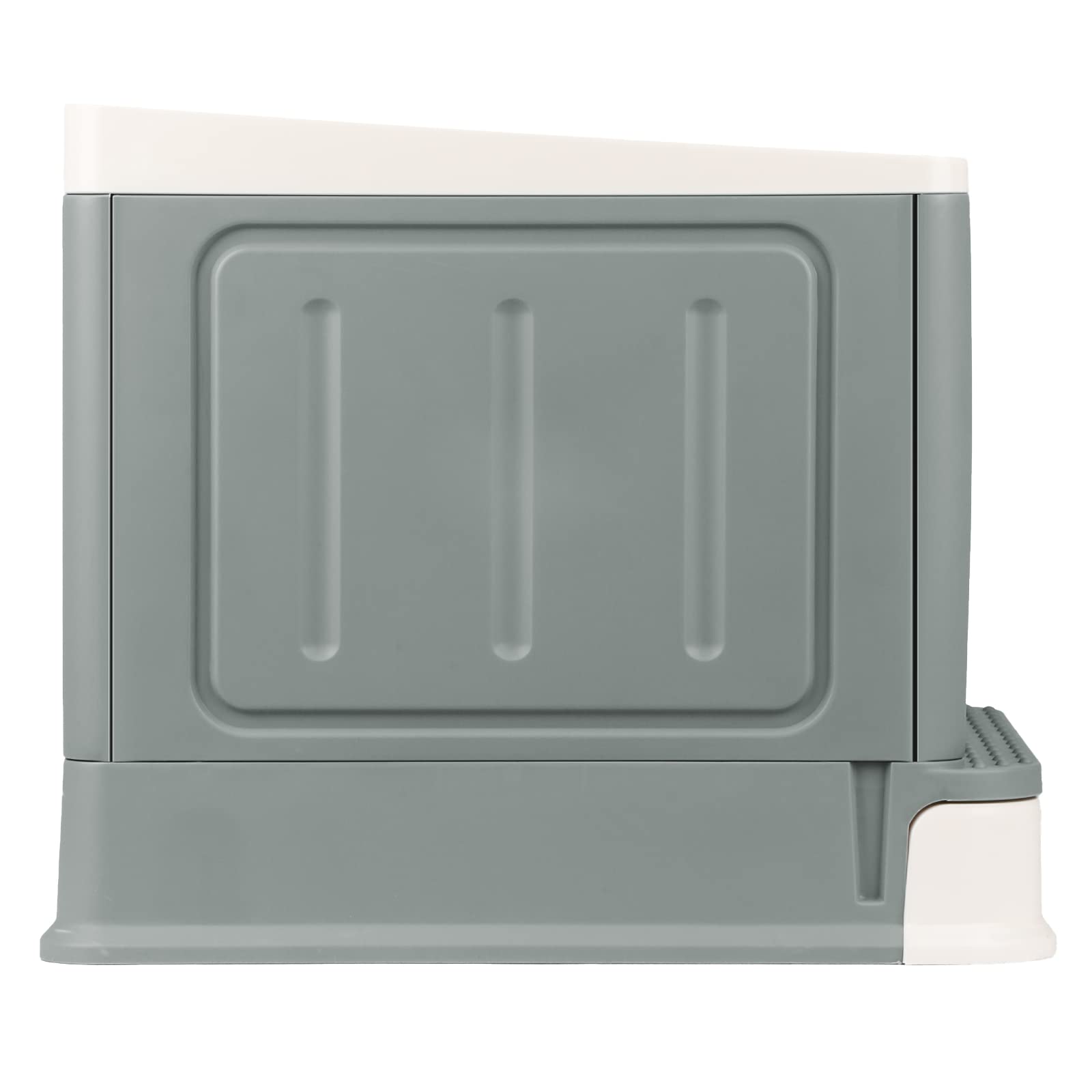 Aqrau Bac à Litière Pour Chat,Maison De Toilette Pour Chat Pliable, Bac à Litière Fermé