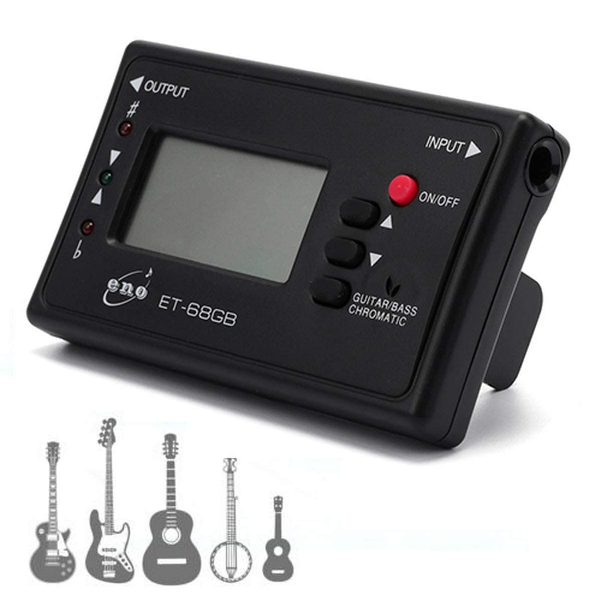 Excefore Chromatic Metronome Tuner - Tone Generator for Guitar, Electric Bass, Mandolin, Ukulele, Violin, Banjo, Cello