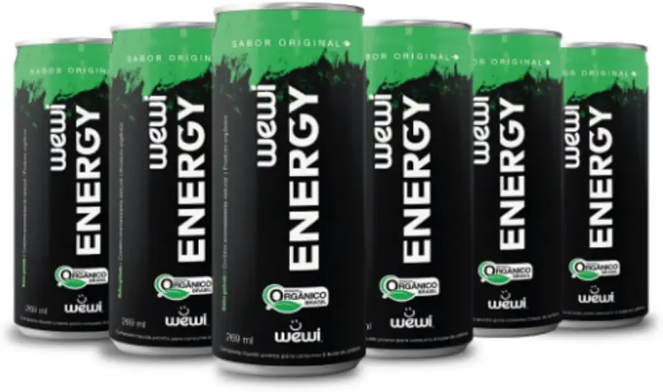 Wewy Energy lata 269ml pacote com 6 unidades