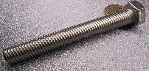 18-8 A2 Stainless Steel Hex Bolts FT M14 x 2 mm x 110 mm Long 5 pcs