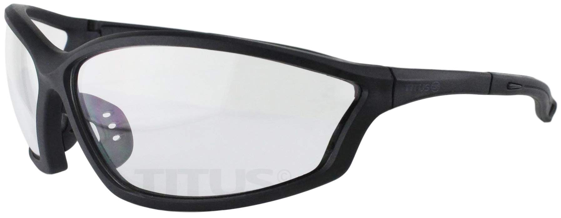 TITUS Competition All-Purpose Safety Glasses with optional Rx Inserts