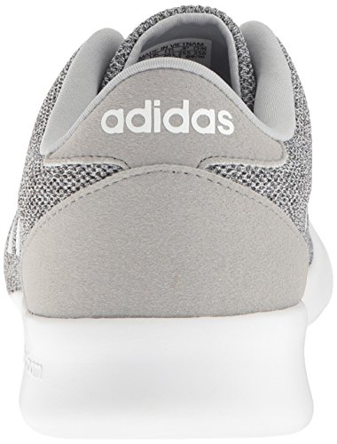 adidas Women's Cloudfoam QT Racer Xpressive-Contemporary Cloadfoam Running Sneakers Shoes, clear onix/white/clear onix, 8 M US