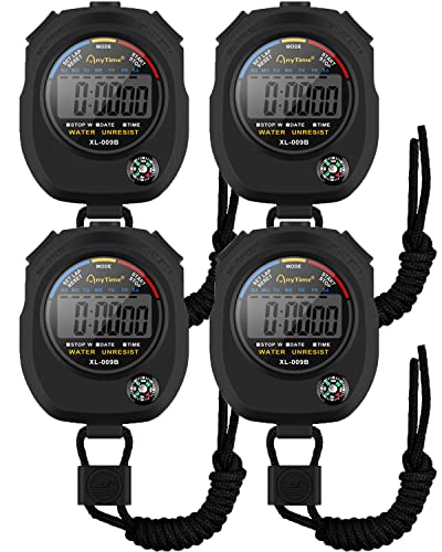 BROTOU Professional Digital Stopwatch with Calendar Alarm & Compass