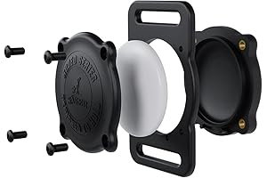 Feeyar AirTag Dog Collar Holder - An Indestructible Way to Track Your Furry Friend