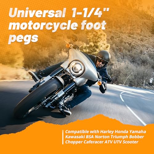 image for OUMURS Foot Pegs For Motorcycles For 1