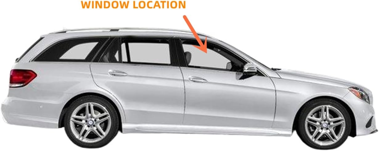 Passenger/Right Side Front Door Window Glass Replacement For Mercedes Benz E250 / E350 / E400 / E550 / E63AMG 4 Door Sedan / Wagon 2010-2016