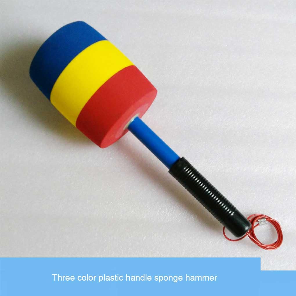 Juego de 5 martillos de esponja de repuesto para juegos de arcade, herramienta de golpeo, perforadora antideslizante, piezas de repuesto lavables, mango corto