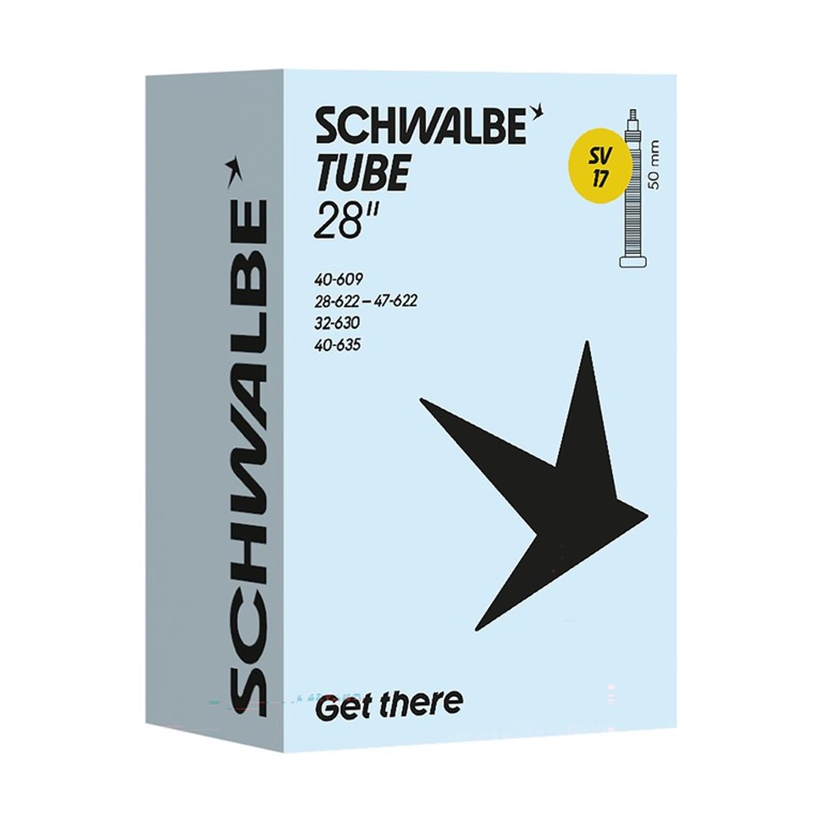 Schwalbe SV17 Bicycle Inner Tube 28/47-622/635 IB 50 mm