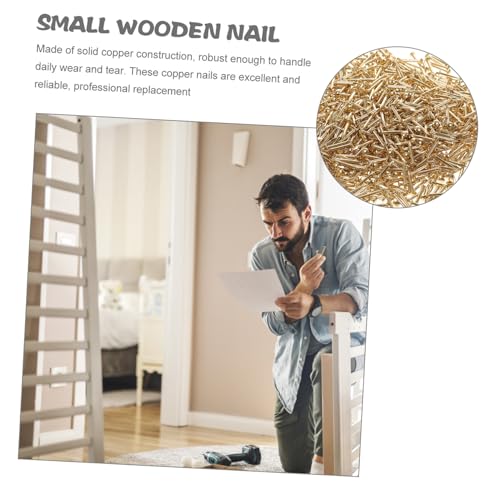 Pequeños clavos de cobre 1.2x10mm para colgar cuadros y manualidades miniatura 3