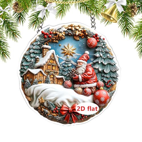 Décoration de Noël incassable acrylique pour maison avec enfants