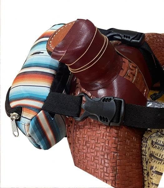 Showman Southwest Print Insulated Nylon Saddle Pouch