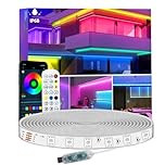 httpsmp 5m LED Strip Lights IP68 Outdoor Waterproof, 5V USB Powered, Music Sync Bluetooth APP/RF Remote Control Lights for Balcony,Deck,Camping,Garden,Bedroom Decor