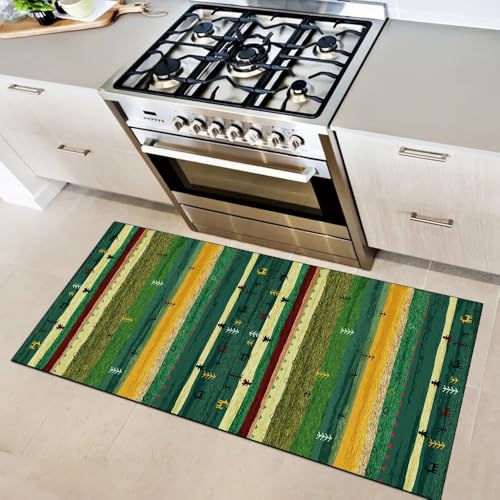 Alfombra de pasillo antideslizante y lavable que protege el suelo de tu cocina 2