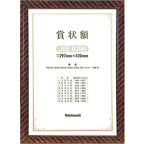 Cadre diplôme A3 en bois Nakabayashi Kinrakku Kw109jh