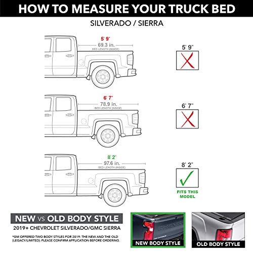 Bak Bakflip G2 Hard Folding Truck Bed Tonneau Cover | 226122 | Fits 2014-2018, 19 Ltd/Legacy Chevy/Gmc Silverado/Sierra Limited/Legacy, 2014 1500, 2015-19 All 8' 2" Bed (97.8") #TOP1