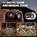 Night Vision Goggles, 4K HD Night Vision Binoculars with 7X Digital Zoom, 3'' HD Screen & Rechargeable Battery for Camping & Security, with 32GB TF Card for Photos and Videos, Gifts for Men Him Dad