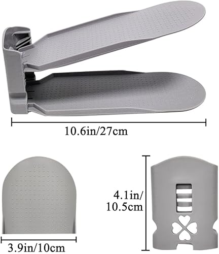 Miniatura 2 de Organizador de ranuras para zapatos, zapatero, organizador de ranuras para zapatos para armario, ahorro de espacio de zapatos, organizador simple