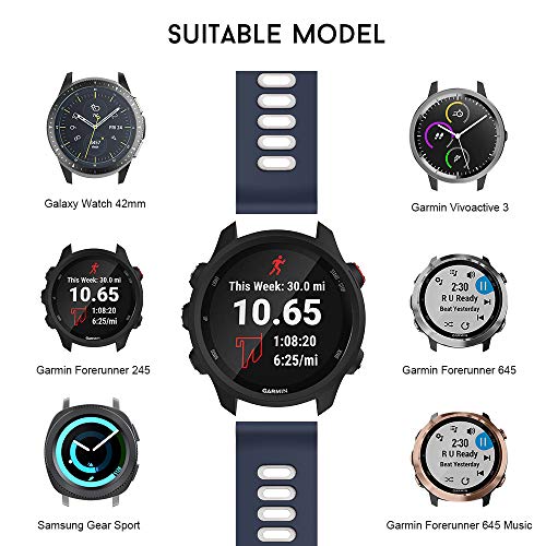 Pulseira extra para Garmin Forerunner 245/645 Music/Vivomove/Vivomove HR and Active 3 - Nandos-Store