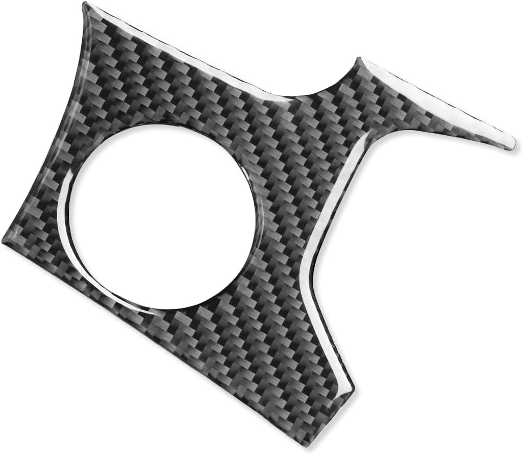 Real Carbon Fiber Car Dash Engine Start/Stop Panel Fit for Honda 11th Gen Civic/Civic Hybrid 2022 2023 2024 2025 2026 Interior Accessories Sticker Black