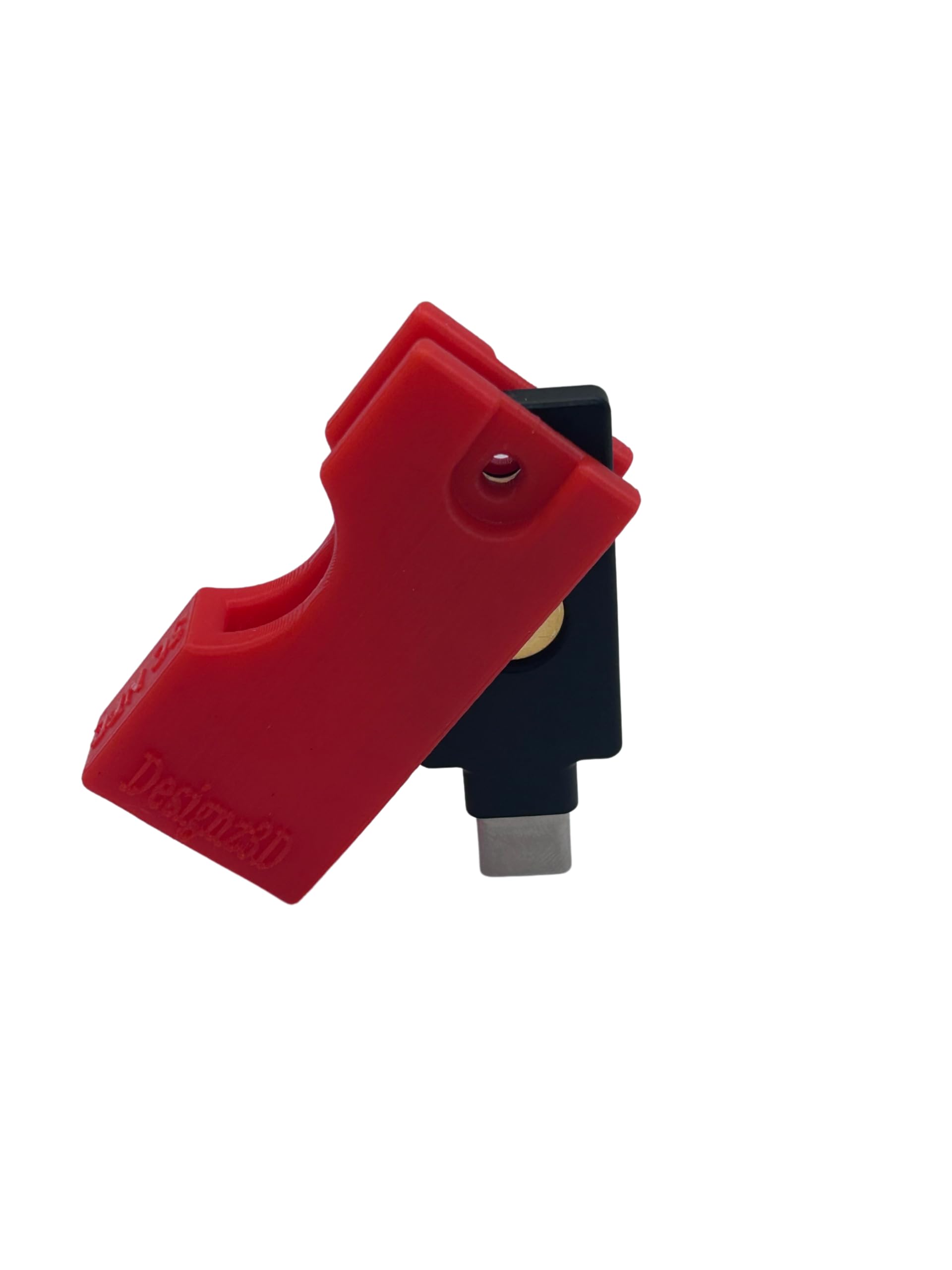 Yubikey Protector Flip Case Keychain Holder (5 NFC / 5C NFC) (Red, 5C NFC)