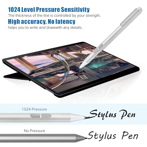 Stylus Pen for Surface Pro 12/11/10/9/8/X/7+/6/5/4/3/Surface 3, Surface Go 3/2/1, Surface Laptop/Studio/Book 4/3/2/1 with Palm Rejection, Smooth Writing,1024 Levels Pressure,Longer Battery Life - Image 6