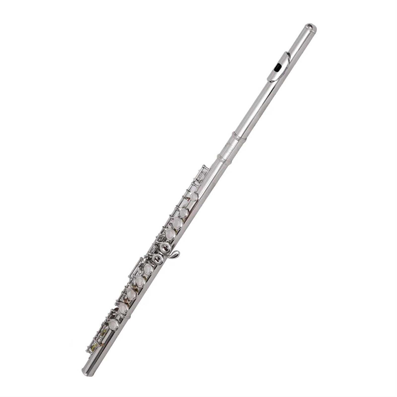 Para Principiantes Flauta Travesera Flauta Con Llave C Y 16 Agujeros Cerrados Instrumento Flauta Bañada En Plata Cuproníquel Con Llave E