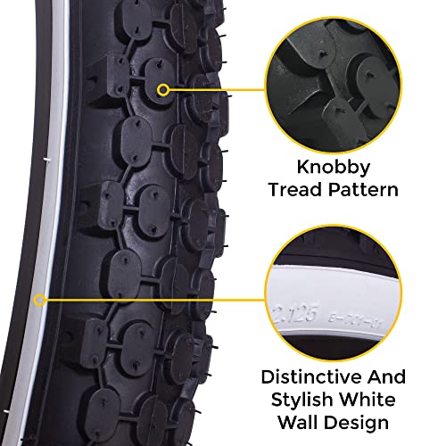 Classic White Wall Tires for Your Cruiser Wheels and Beach