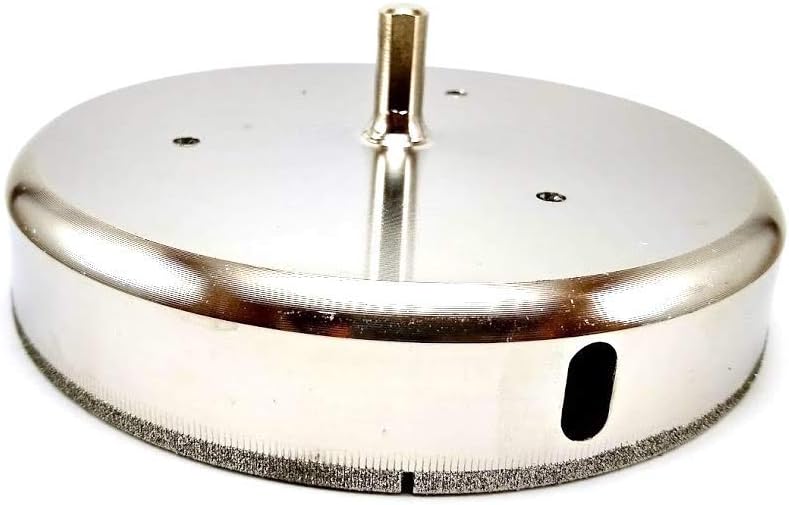 Drilax 7 inch Diamond Hole Saw Drill Bit Toilet Hole Ceramic Porcelain Tile Coated Core Bits Holesaw DIY Kitchen Bathroom Shower