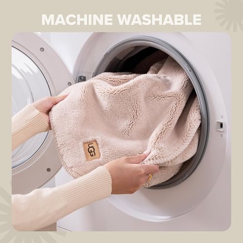 UGG Whitecap Fleece Throw Blanket, Soft Plush Throw for Bed or Chair, Luxury Bedroom Decor, Cozy Blankets, Machine Washable, Spring Decor, 50-inch x 70-inch, Pink Quartz by UGG - Image 7